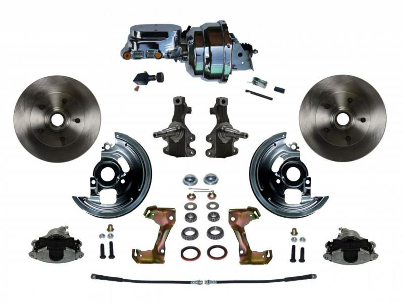 LEED BRAKES A/F & X-Body Power Brake Conversion Kit 2in Drop