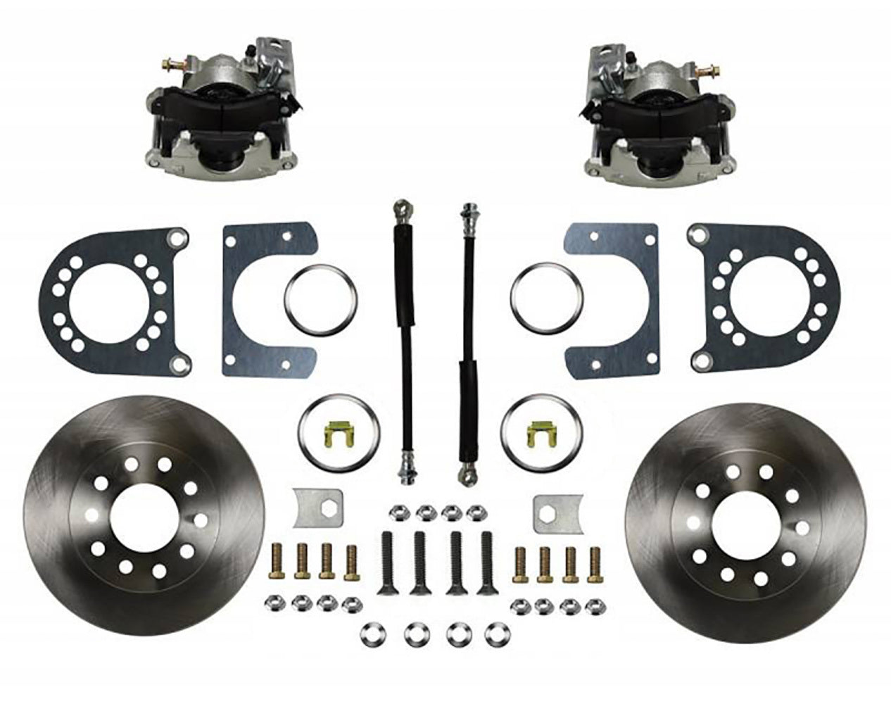 LEED BRAKES GM 55-68 Rear Disc Brak e Kit Zinc Calipers