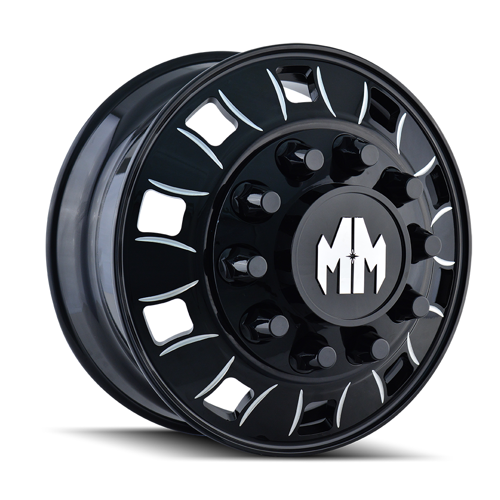 MAYHEM BIGRIG (8180) GLOSS BLACK MILLED FRONT