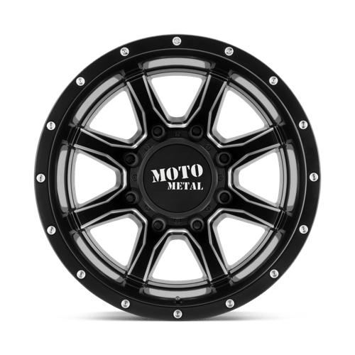 MOTO METAL MO995 Satin Black Milled - Rear