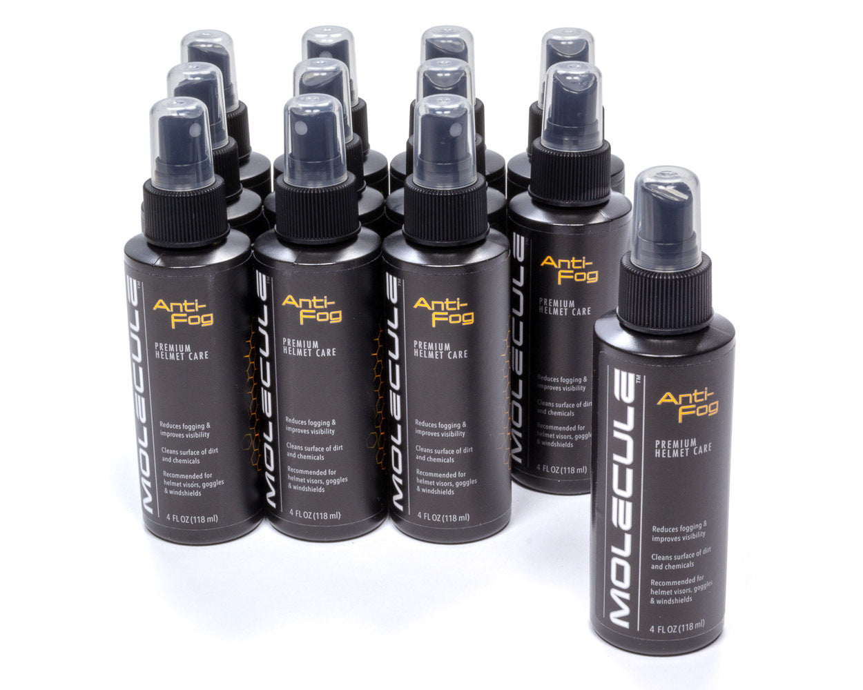 MOLECULE Helmet Anti-Fog 4oz Spray Case of 12