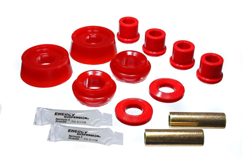 ENERGY SUSPENSION 01-05 PT Cruiser / 03-04 Dodge Neon Red Front Lower & Upper Control Arm Bushing Se