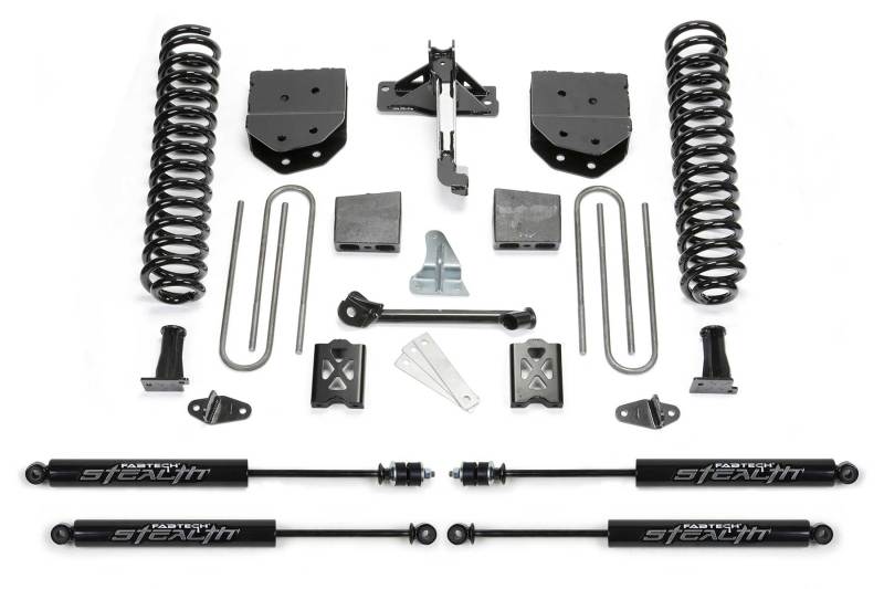 FABTECH 05-07 Ford F250 4WD w/Factory Overload 6in Basic Sys w/Stealth