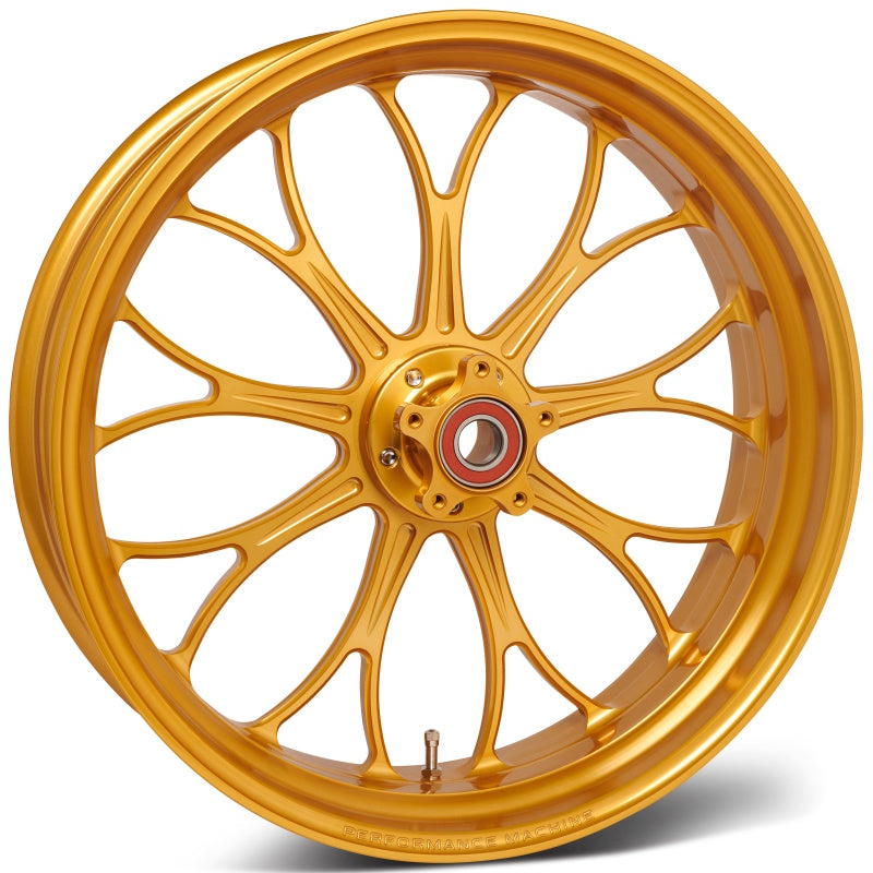 PERFORMANCE MACHINE 18x5.5 Forged Wheel Revolution  9 Spoke Race Weight - Gold Ano