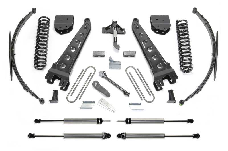 FABTECH 11-16 Ford F350 4WD 10in Rad Arm Sys w/Coils & Dlss Shks