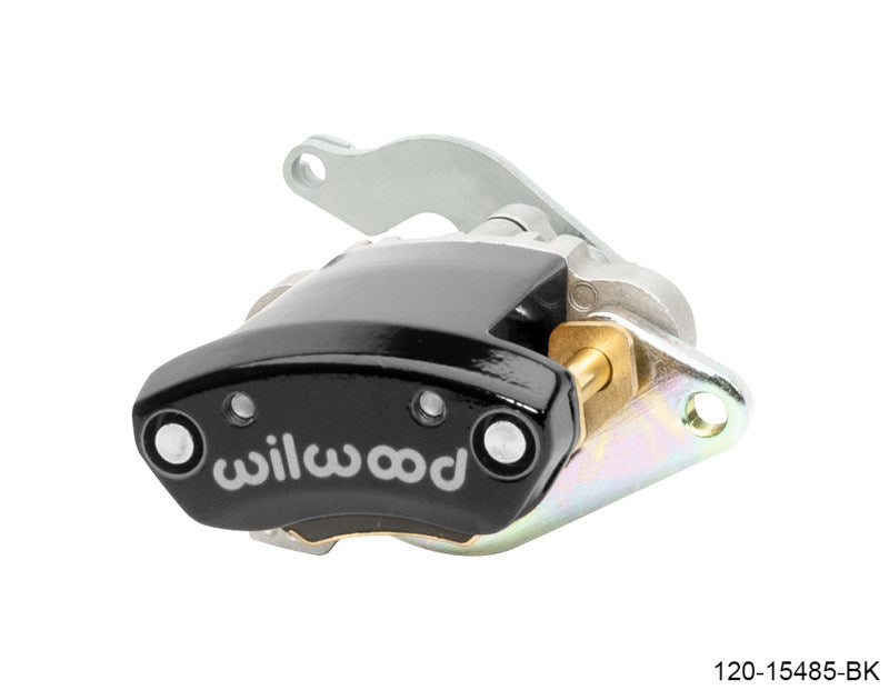 WILWOOD Caliper - MC4 Mechanical Left Hand - Black 1.19in Piston 1.10in Rotor - Black