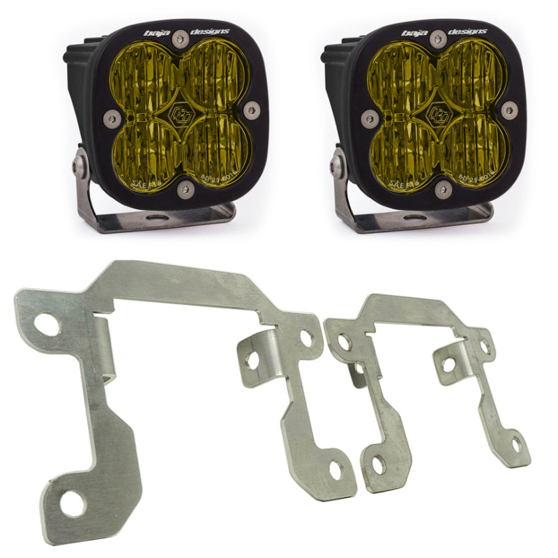 BAJA DESIGNS 2019+ Ranger Fog Light Squadron Amber Fog Pocket Kit