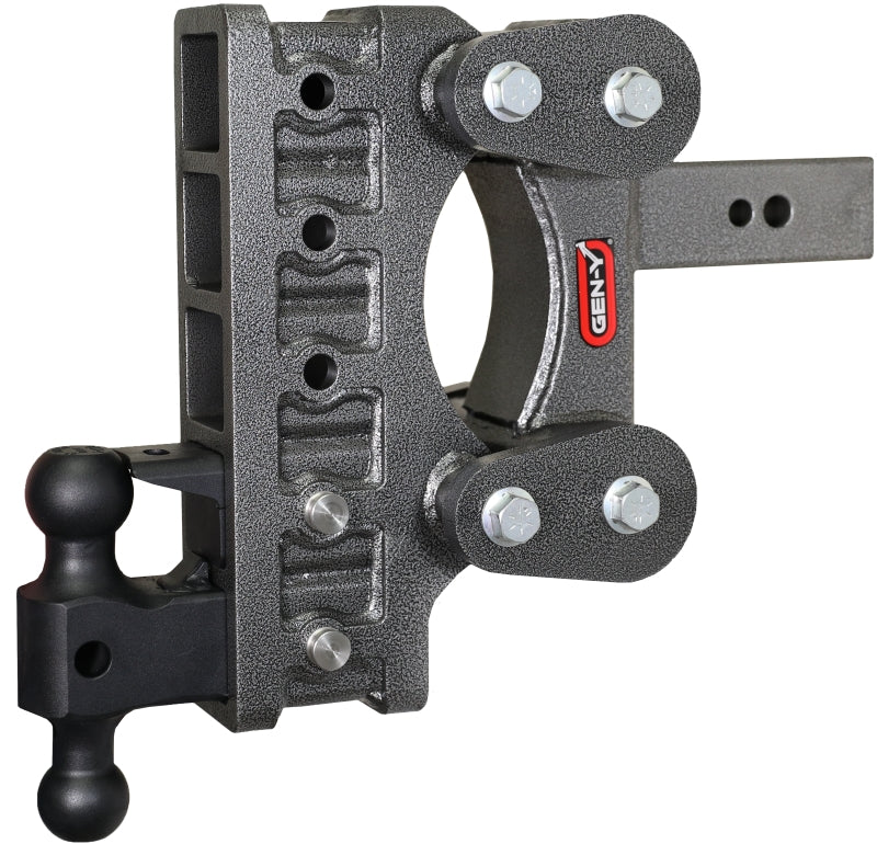 Gen-Y The Boss Torsion-Flex 2.5in Shank 9in Drop 32K Hitch w/GH-0161 Dual-Ball/GH-0162 Pintle Lock