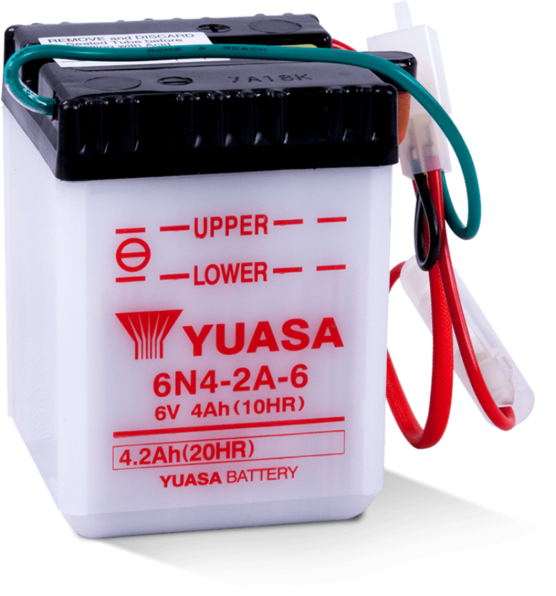 YUASA 6N4-2A-6 Conventional 6 Volt Battery