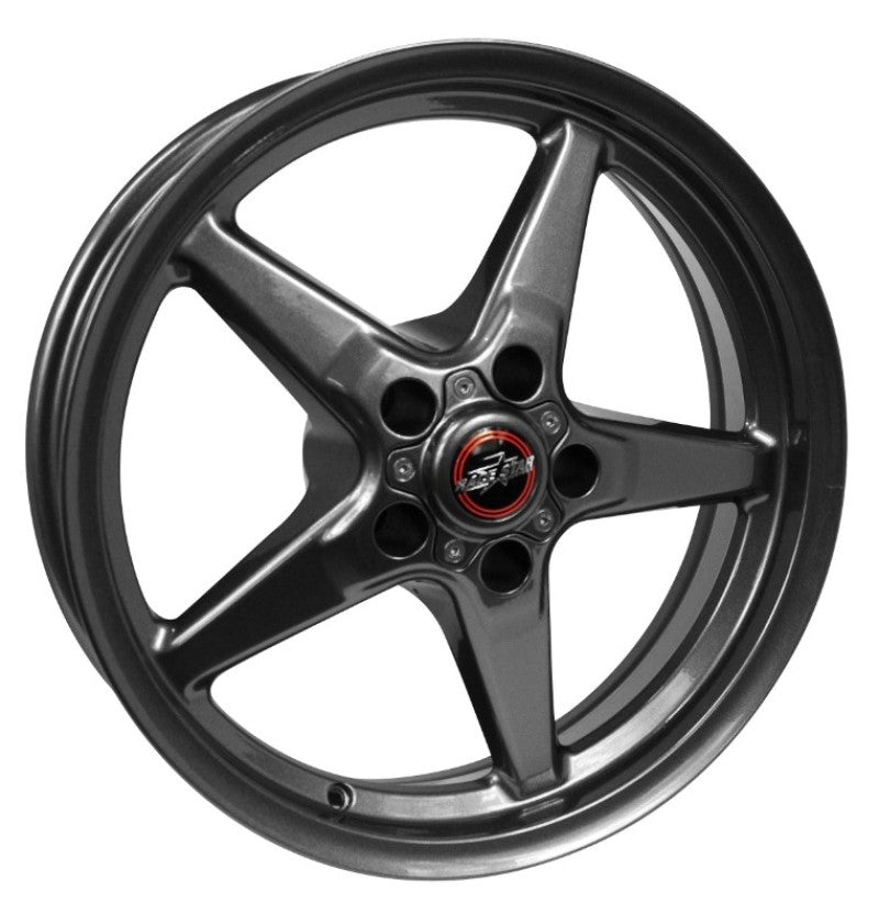 RACE STAR 92 Drag Star Bracket Racer 17x9.5 5x4.75 B.C./ 6.875 B.S. Metallic Gray Wheel