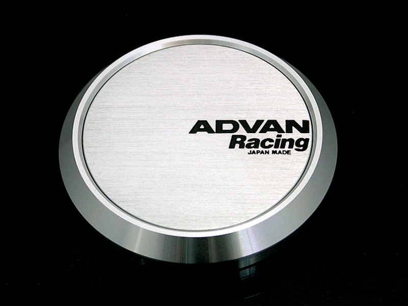 Advan 63mm Flat Centercap - Silver Alumite