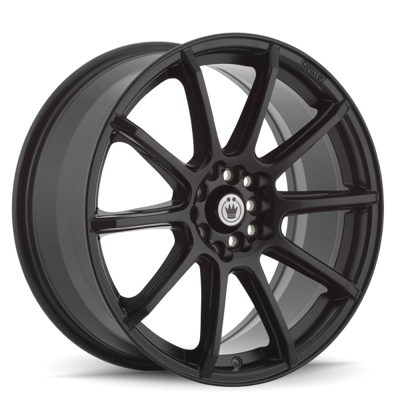 KONIG Control 15x6.5 4x100 / 4x114.3 ET40 Matte Black