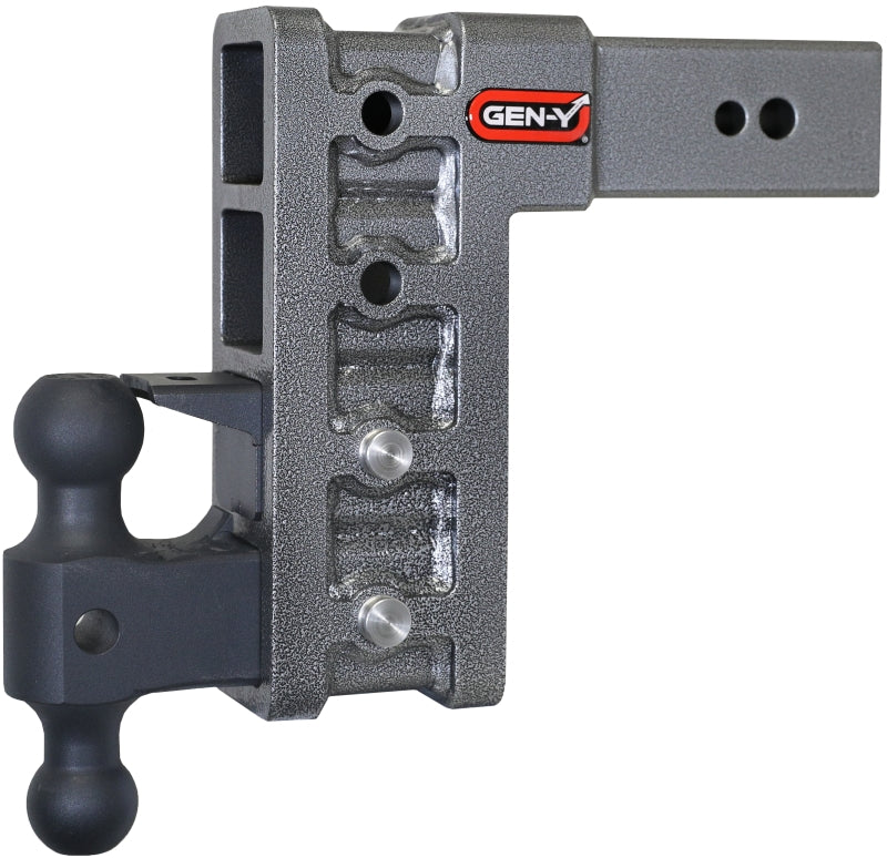 Gen-Y Mega Duty 3in Shank 9in Drop 3500lb TW 32K Hitch w/GH-0161 Dual-Ball/GH-0162 Pintle Lock