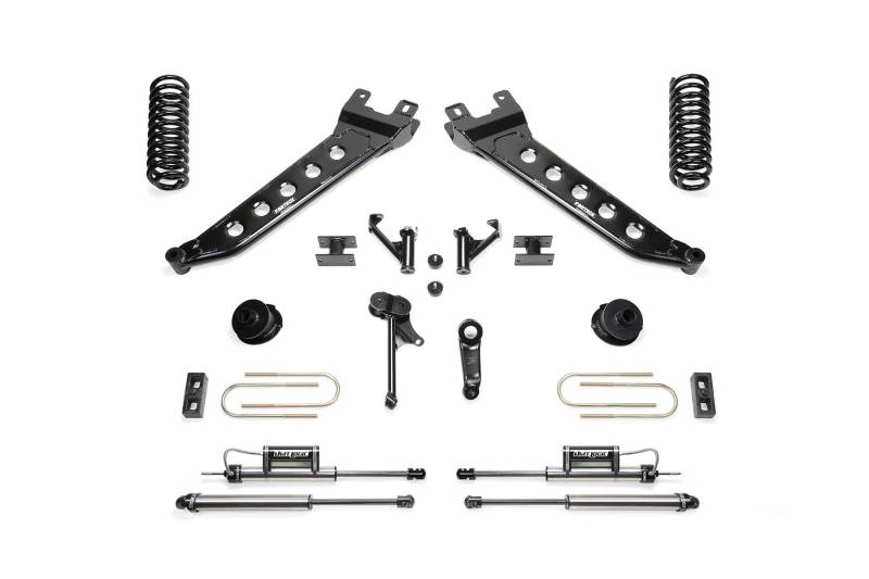 FABTECH 13-18 Ram 3500 4WD 5in Radius Arm Kit w/2.25 Dlss