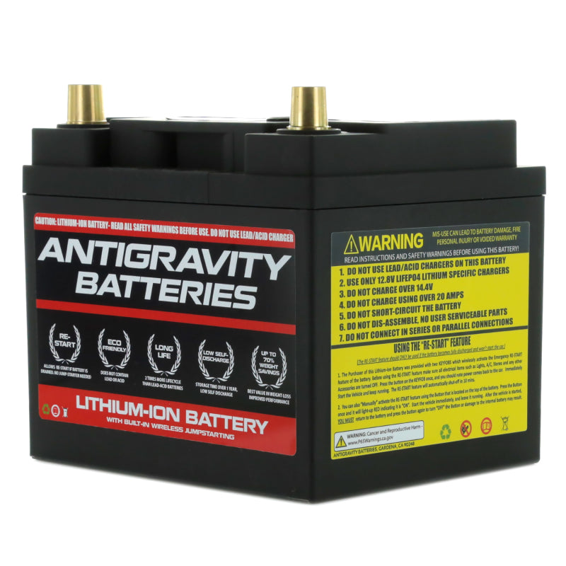 ANTIGRAVITY Group 26 Lithium Car Battery w/Re-Start