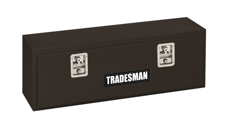 TRADESMAN Steel Top Mount Truck Tool Box (48in.) - Black