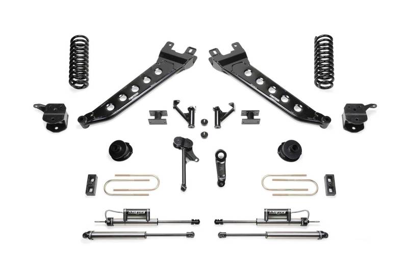 FABTECH 13-18 Ram 3500 4WD 7in Radius Arm Kit w/2.25 Dlss