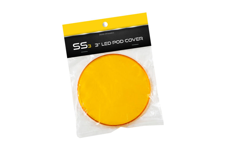 DIODE DYNAMICS SS3 LED Pod Cover Round - Yellow