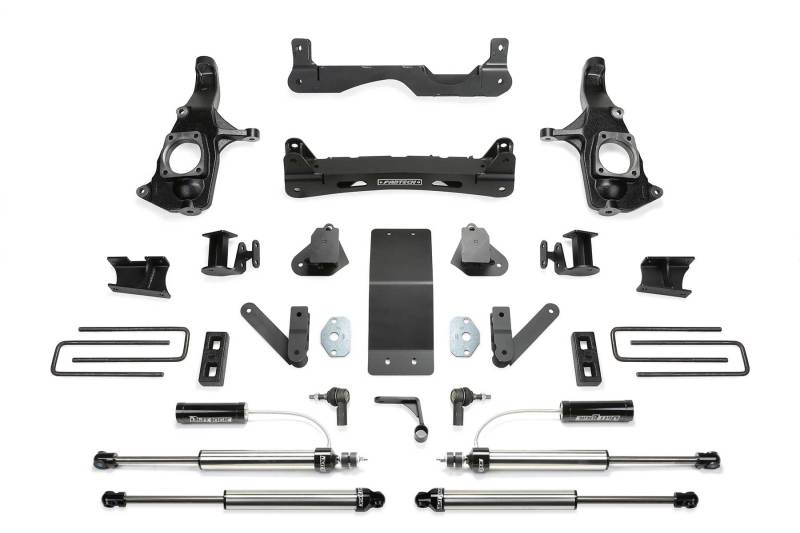 FABTECH 11-19 GM 3500HD 2WD/4WD 4in Basic Sys w/Dlss Resi Shks