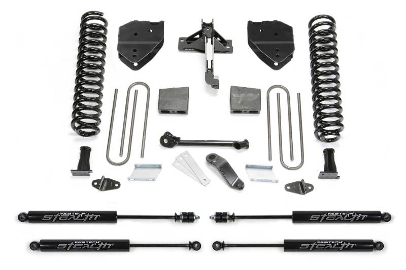 FABTECH 17-21 Ford F250/F350 4WD Gas 4in Basic Sys w/Stealth