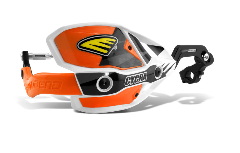 CYCRA CRM Ultra 1-1/8 in. Clamp w/White Shields/Orange Covers