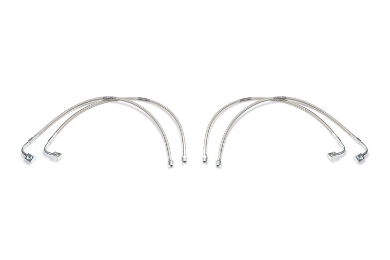 FABTECH 07-18 Jeep JK 4WD Front & Rear Extended Brake Line Kit