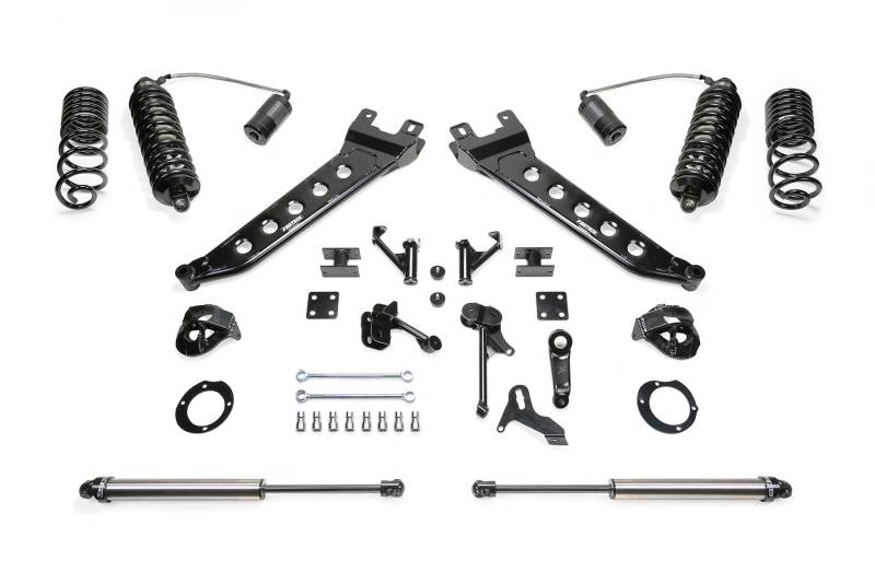 FABTECH 14-18 Ram 2500 4WD 5in Radius Arm Kit w/4.0 C/O Resi Dlss & Rr 2.25 Dlss