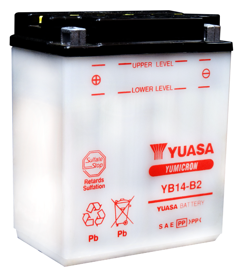 YUASA YB14-B2 Yumicron CX 12 Volt Battery