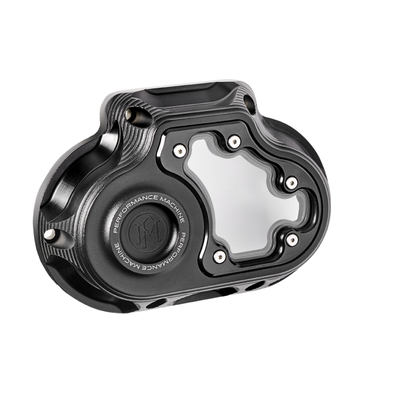 PERFORMANCE MACHINE  Vision Clutch Cover W/Bezel - Black Ops