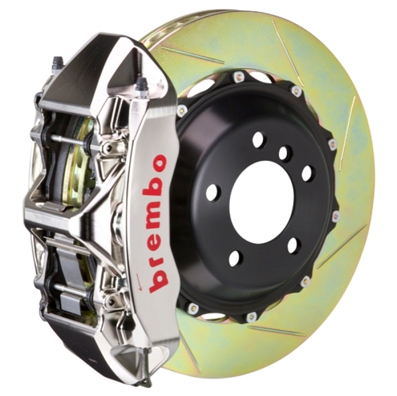 BREMBO 05-11 997 C2S/997 C2 GTS Fr GTR BBK 6 Piston Billet 380x32 2pc Rotor Slotted Type1 - Nickel