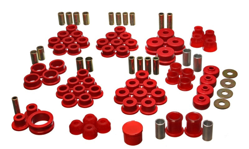 ENERGY SUSPENSION 84-95 Chevrolet Corvette Red Hyper-flex Master Bushing Set