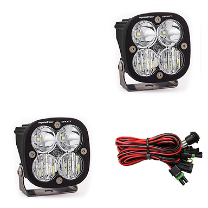 BAJA DESIGNS Squadron Sport Driving/Combo Pair LED Light Pods - Clear