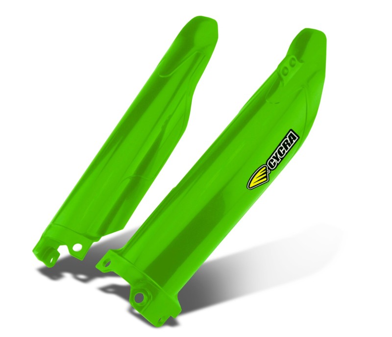 CYCRA 21+ Kawasaki KX450X Fork Guards - OEM Green