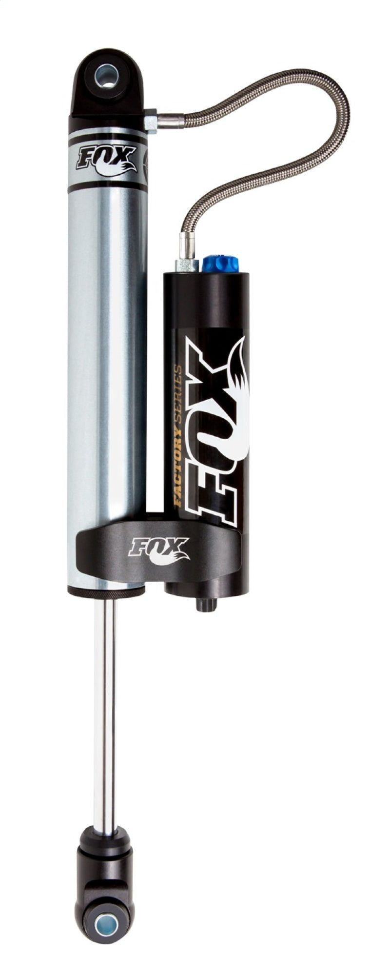 FOX 2.0 Factory Series 8.5in. Smooth Bdy Remote Res. Shock w/Hrglss Eyelet (Cust. Valv) CD Adj - Blk