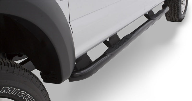 LUND 2019 RAM 1500 Crew Cab 3in. Round Bent Steel Nerf Bars - Black