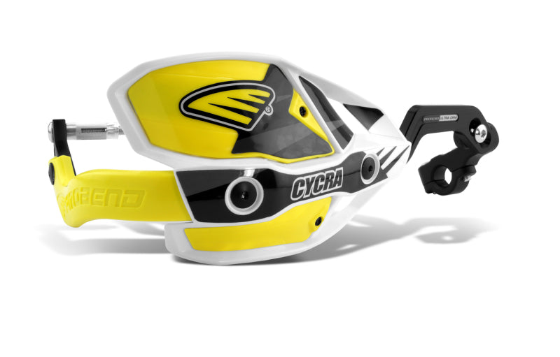 CYCRA CRM Ultra 7/8 in. Clamp w/White Shield/Yellow Cover