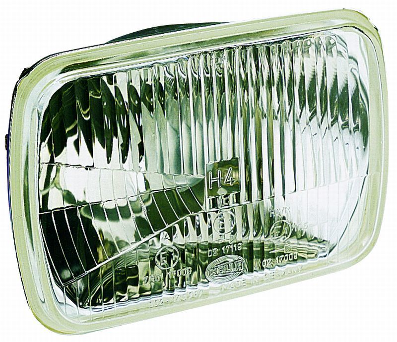 HELLA Vision Plus 8in x 6in Sealed Beam Conversion Headlamp Kit (Legal in US for MOTORCYLCES ONLY)