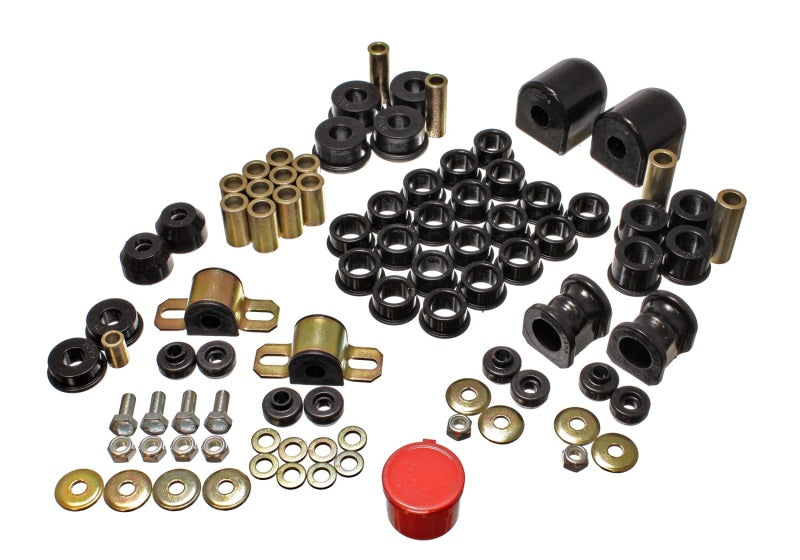 ENERGY SUSPENSION 91-94 Nissan Sentra/NX1600/2000 Black Hyper-Flex Master Bushing Set