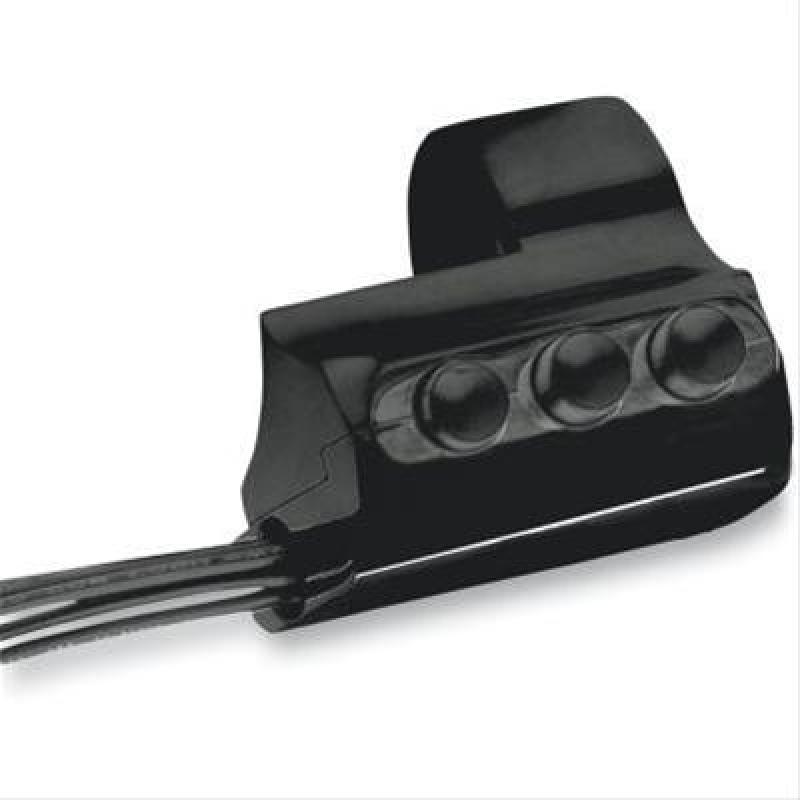 PERFORMANCE MACHINE  Switch Assy 3 Button Lt Sd - Black Ano