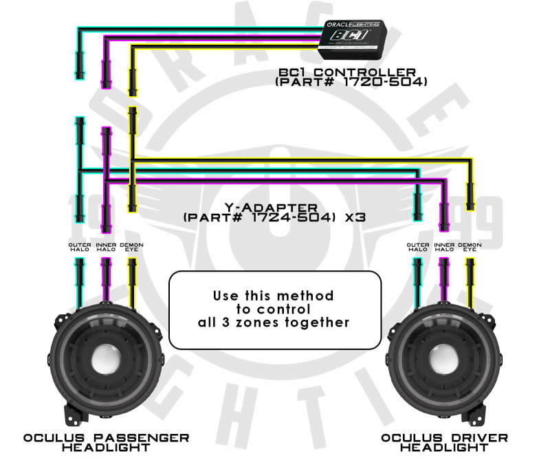 ORACLE LIGHTING Wiring Harness NO RETURNS