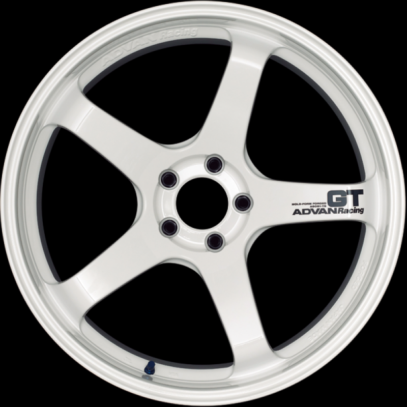 ADVAN GT Premium Version 19x9.5 +22 5-112 Racing White Wheel