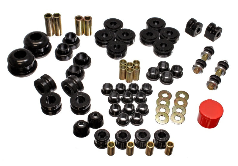 ENERGY SUSPENSION 95-99 Dodge Neon FWD Black Hyper-flex Master Bushing Set