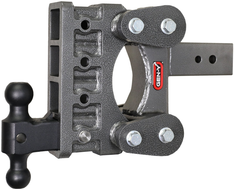 Gen-Y The Boss Torsion-Flex 3in Shank 6in Drop 3500lb TW 32K Hitch w/GH-0161 Dual-Ball