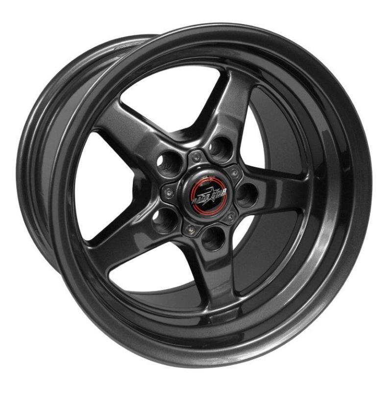 RACE STAR 92 Drag Star 15x10.00 5x4.75bc 7.25bs Direct Drill Met Gry Wheel