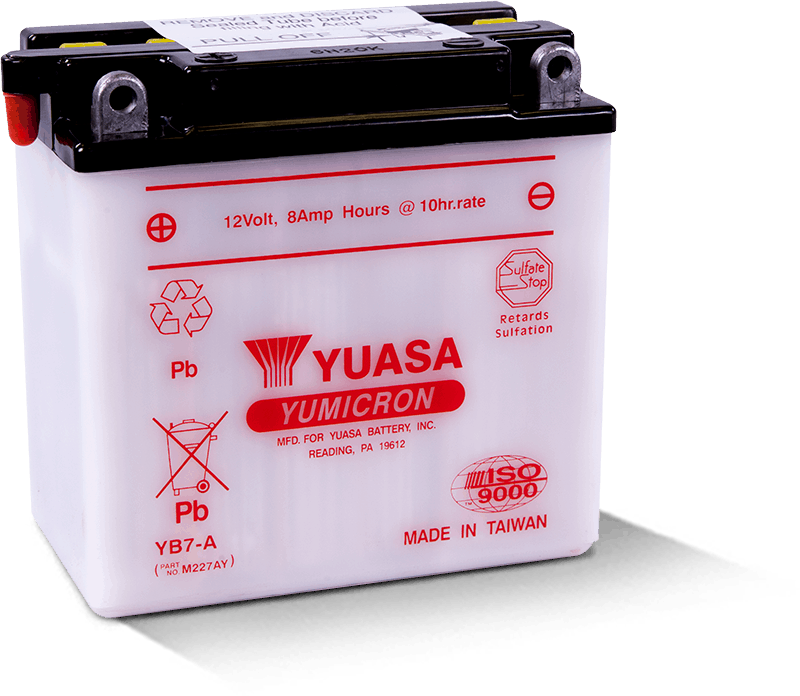 YUASA YB7-A Yumicron 12 Volt Battery