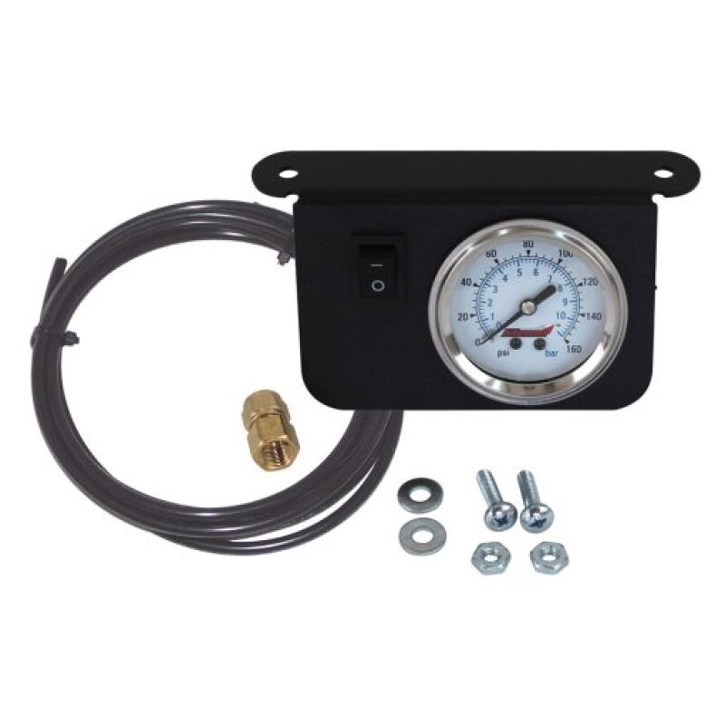 KLEINN Illuminated Single Needle 160 PSI Dash Panel Gauge w/ On/Off Switch