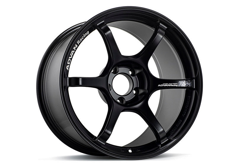 Advan RGX4 18x9.5 +45 5X120 Semi Gloss Black Wheel