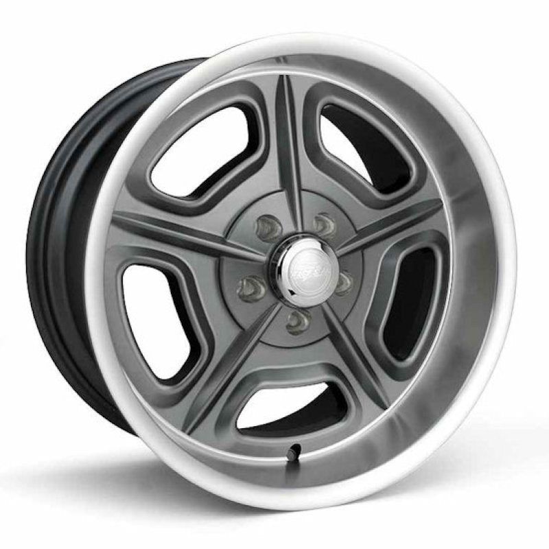 RACE STAR 32 Mirage 20x8.5 5x5.00bc 4.75bs Metallic Gray w/ Machined Lip Wheel