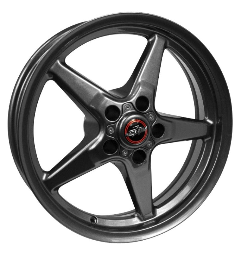 RACE STAR 92 Drag Star 17x9.50 5x4.75bc 6.00bs Direct Drill Met Gry Wheel