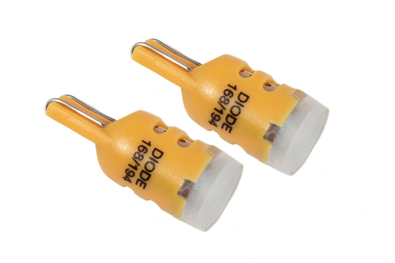 DIODE DYNAMICS 194 LED Bulb HP5 LED - Amber Short (Pair)